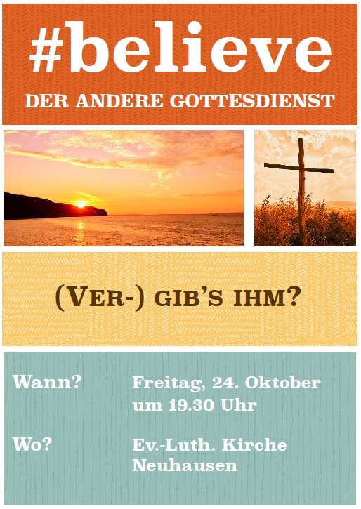 2025-10-24 believe - Plakat